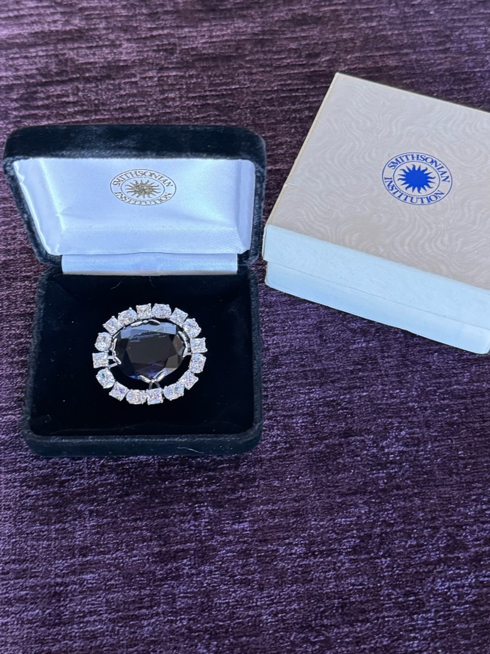 Smithsonian Institute Hope Diamond Pin (Vintage)